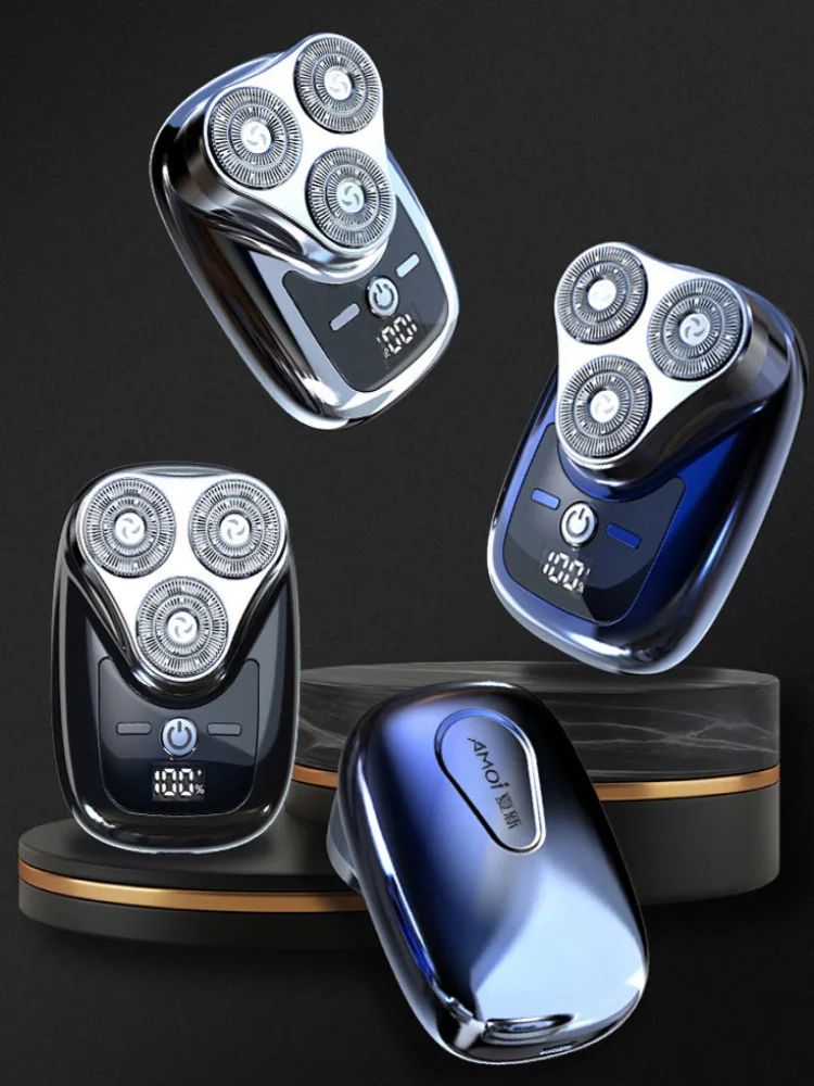 Portable Beard Razor Grind Mini Razor Car Convenient Compact Electric Razor Digital Beard Razor