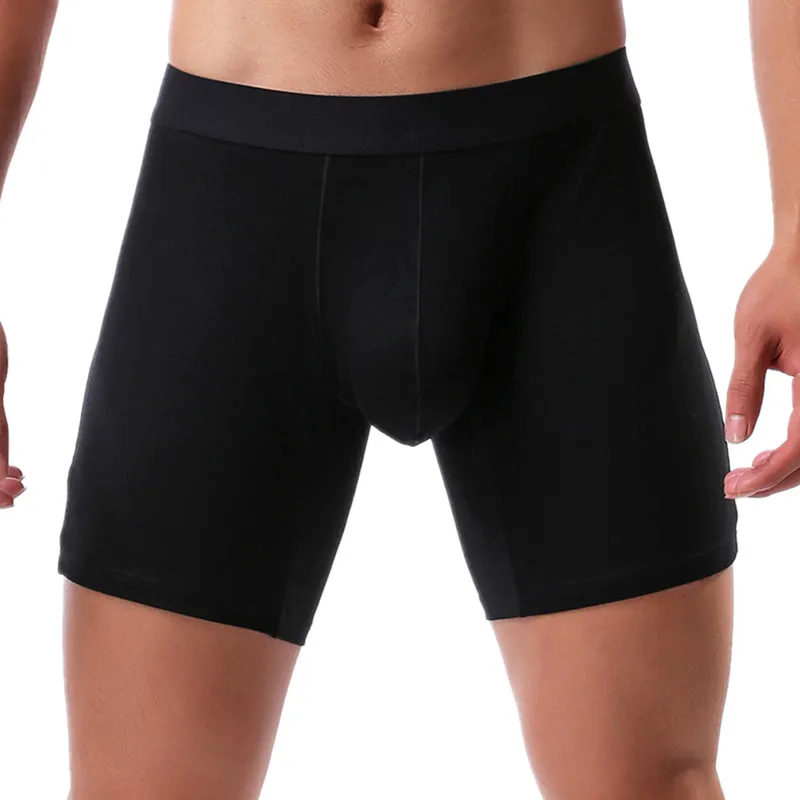 

Мужское нижнее белье, хлопковые шорты-боксеры Homme Ropa, трусики средней длины для мужчин, удобные U-образные выпуклые трусы с мешочком, мужские M-XXL