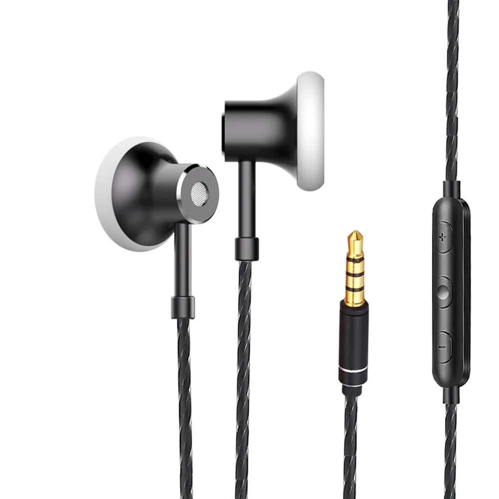 HEADROOM MS16 In Ear auricolari auricolari sport Running Headset con microfono per telefono/PC/Tablet