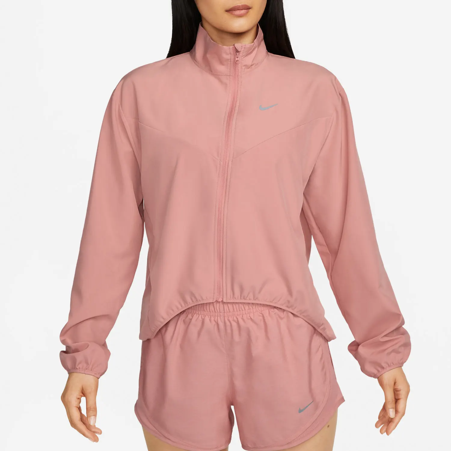 

Nike Genuine New Women's Running Jacket with Stand Collar FB4695-618