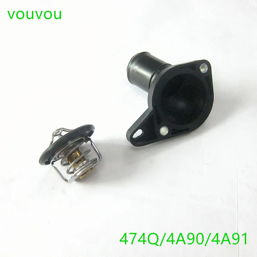 Автомобильные аксессуары vouvou, корпус термостата охлаждения двигателя для Haima 3 Haima 3 M3 M5 M6, все для двигателя Mitsubishi 474Q 4A91