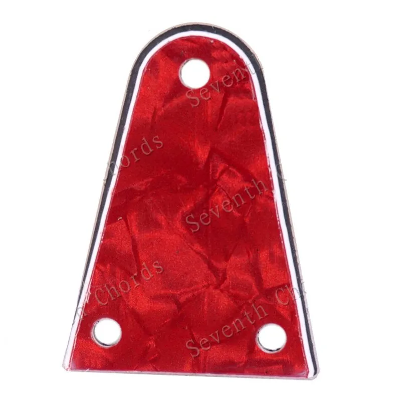 2Pcs/Lot Red or Black Acoustic Electric Bass Black Plastic Truss Rod Cover Guitar Accessories Parts