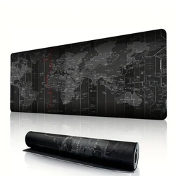 1PC Large Mouse Pad, Office Gaming Table Mat, Non-slip Rubber Base Washable Mouse Pad For Work, Gaming And Office