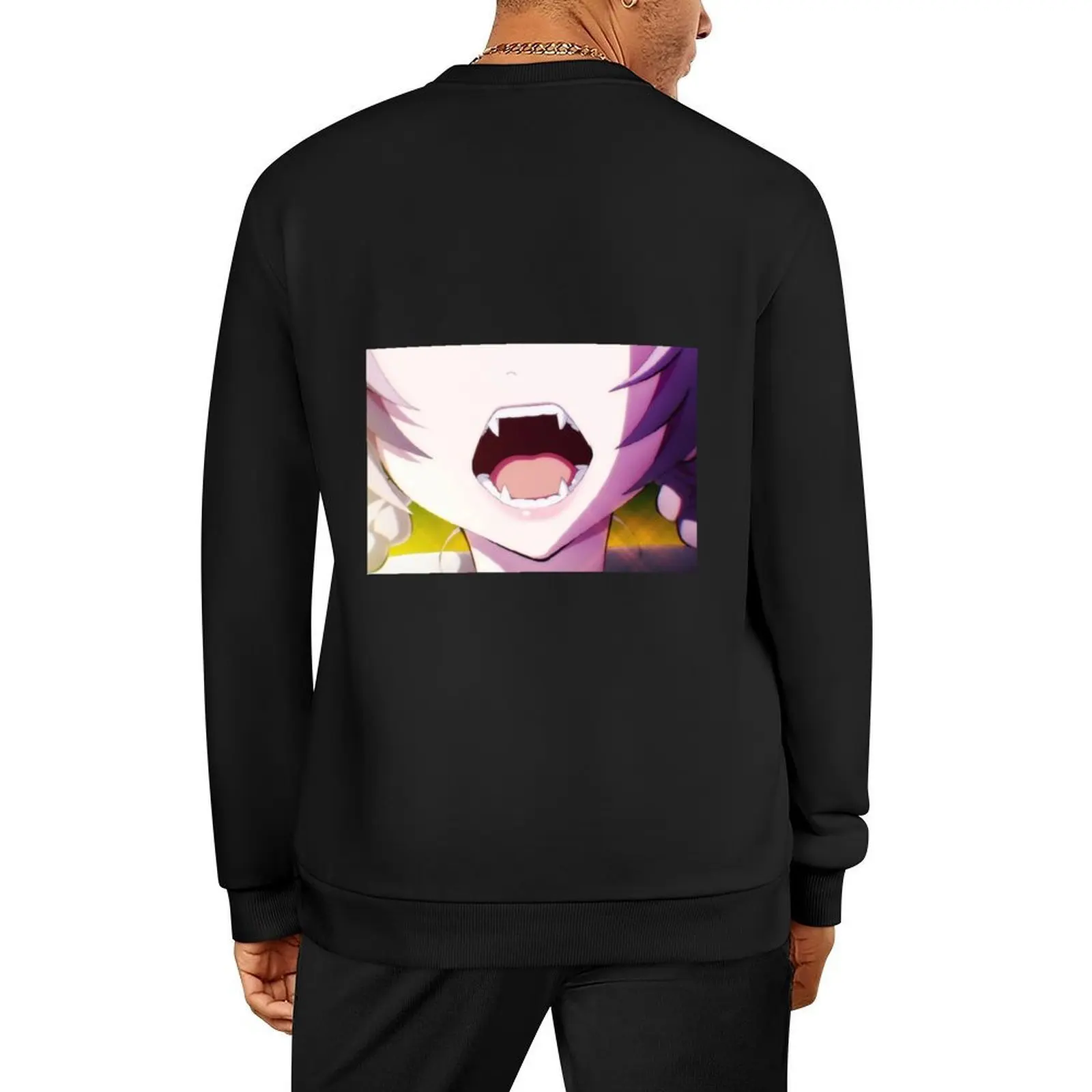 

Nazuna Nanakusa - call of the night vampire teeth Pullover blouse korean clothes tracksuit men's clothes sweatshirt