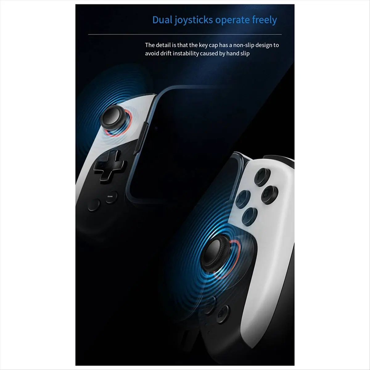 A64K Telescopic Gamepad Controller Semiconductor Radiator Game Cooler Handle for IOS/Switch/Android Game Console Joystick