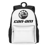 BRP Can Am LOGO Backpacks Boys Girls Bookbag Students School Bags Cartoon Kids Rucksack Shoulder Bag Large Capacity