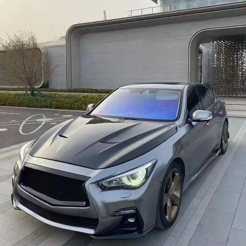 Fashion Style Carbon Fiber Engine Hood Fit Q50 2013-2022 Auto Body Part