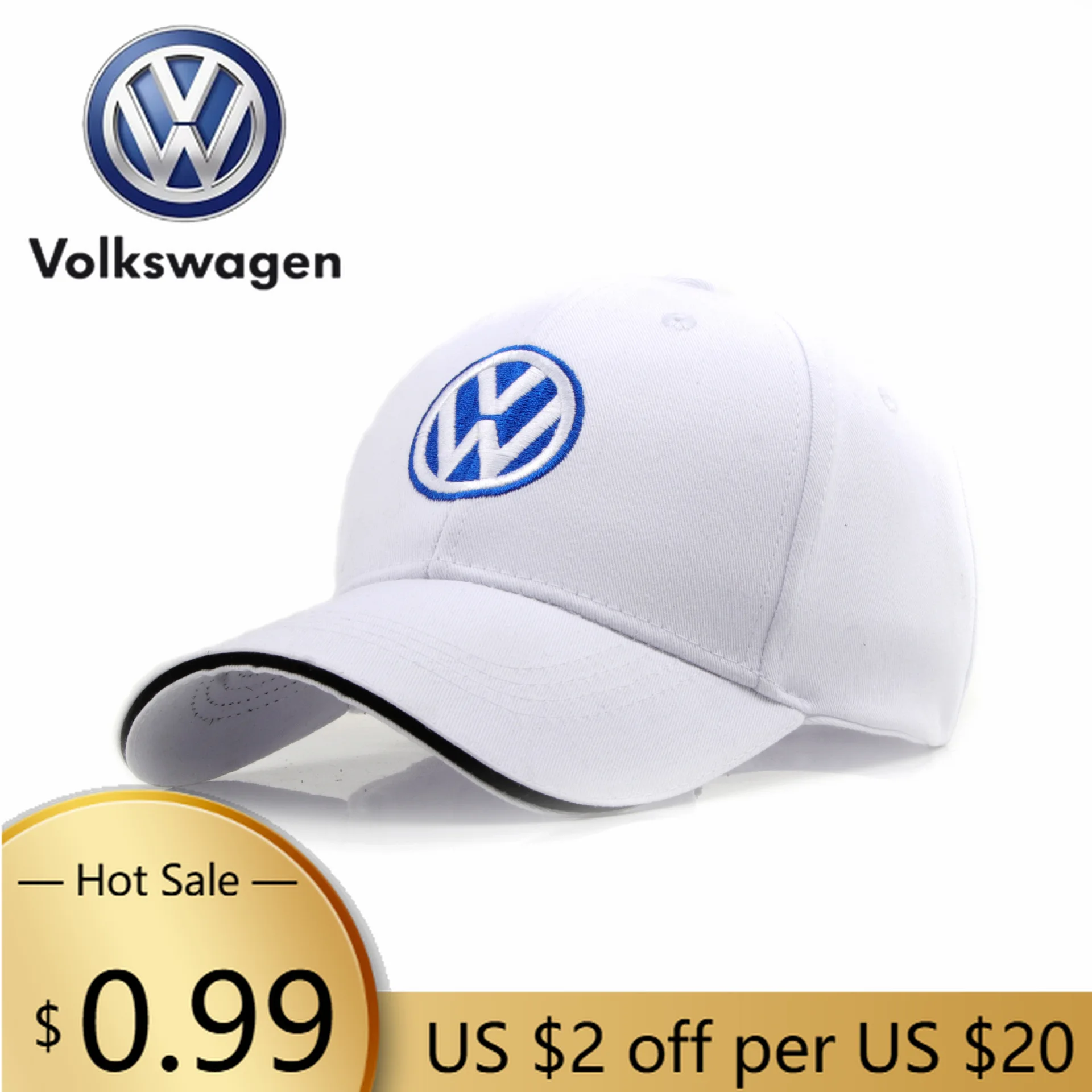 

Новая модная кожаная бейсболка-тракер с сеткой для активного отдыха и спорта, регулируемая, для Volkswagen (2026)