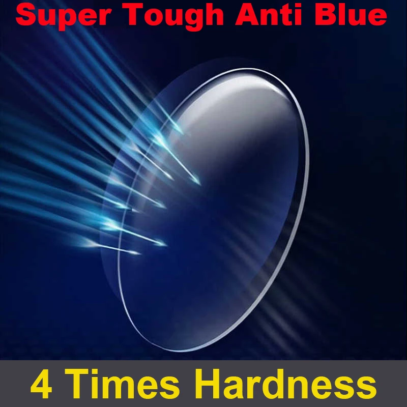 1.56-1.74 lentille optique Anti-lumière bleue MR-8 lentille de Prescription de myopie Super résistante presbytie astigmatisme verre de lecture 2 pièces