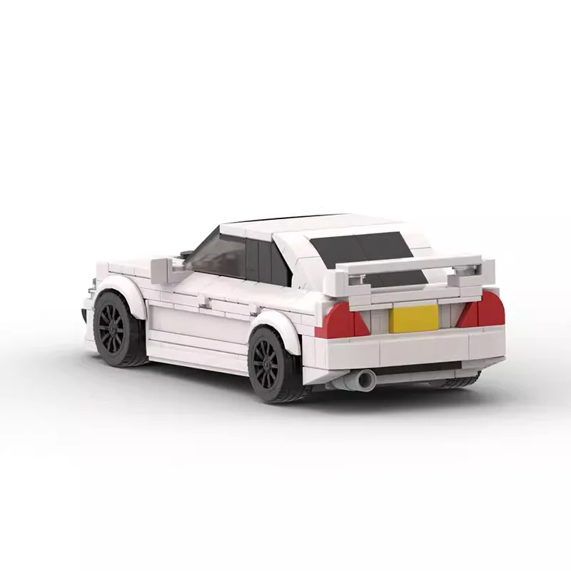 Blocos de construção da série Speed Mitsubishied Lancer EVO MOC- 163741   Cidade campeão carro esportivo montagem modelo quebra-cabeça brinquedo presente de aniversário