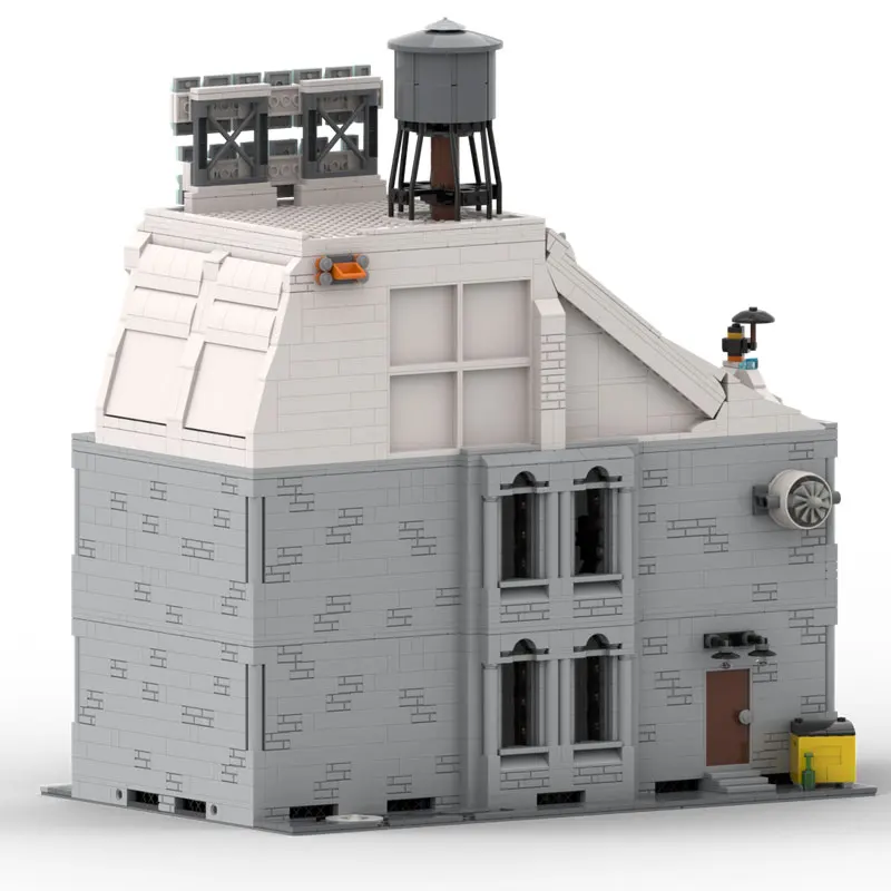 MOC Bausteine Street View Serie Zweiter Boden für Die Eisberg Lounge DIY Modell Montieren Ziegel Puzzle Spielzeug Weihnachten Geschenke