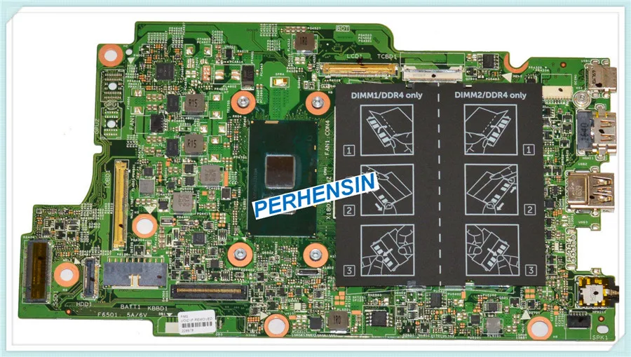 

0FF2FN for Dell Inspiron 13 7368 7378 7579 Genuine i7-7500U 2.7GHz Motherboard FF2FN 100% tested good