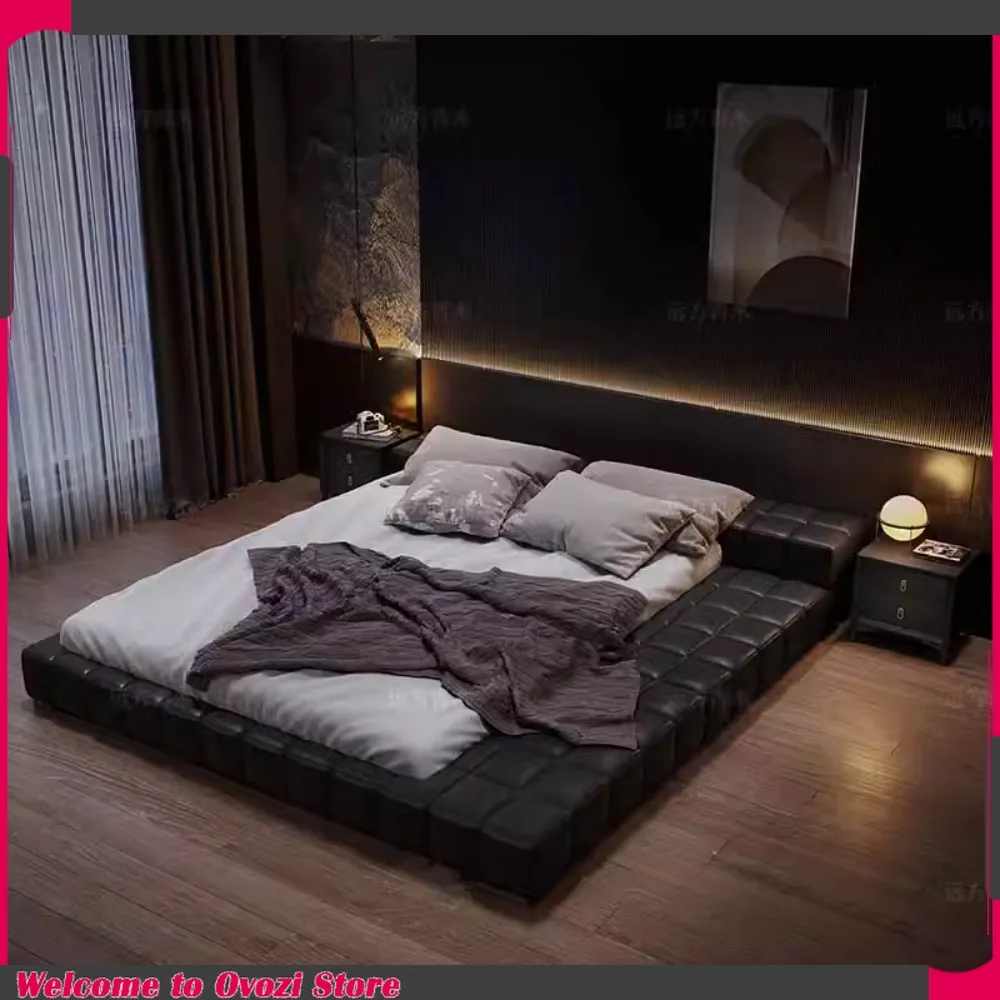 

Aesthetic Japanese Beds Double Modern Multifunctional Headboards Bed Frame Nightstands Cabeceiras Para Cama Home Decoration
