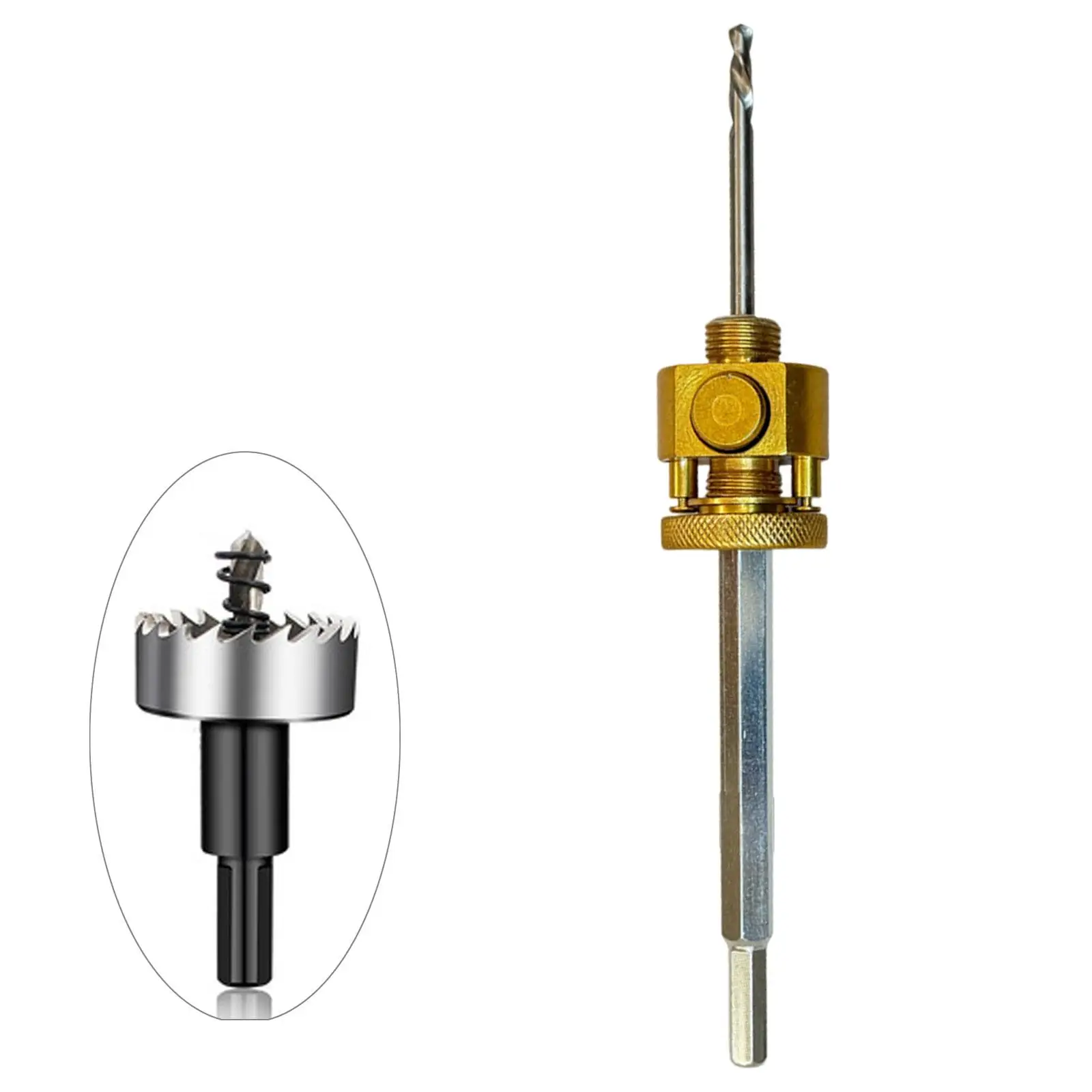 

Hole Opener Connecting Rod for Electric Drill Tool Accessory Metal Hex Shank