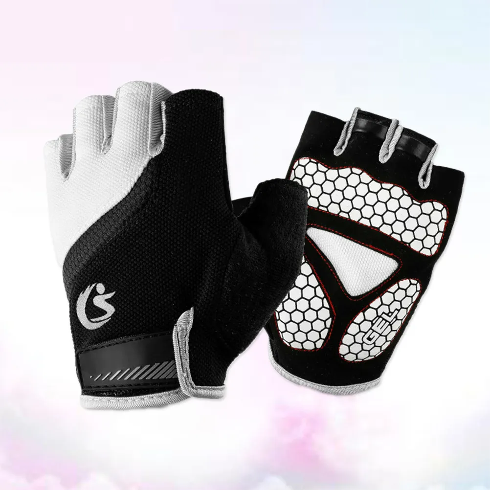 

1 пара велосипедных перчаток для занятий спортом на открытом воздухе, дышащие, амортизирующие, нескользящие перчатки для альпинизма, рыбалки, верховой езды, размер L