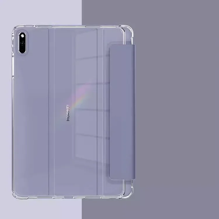 Tampa macia transparente com entalhe da pena para Huawei MatePad, 11.5 S, 2024, 11.5 Air11.5, 11 SE, 10.4, Pro11 2024, Pro10.8, T10S, T10 SE, 10.1