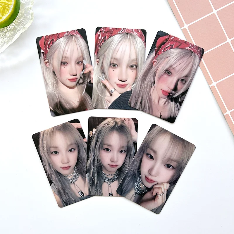 Imagem -05 - Kpop Gidle Canção Yuqi Álbum Yuq1 Soio Presente Colecionável hd Cartão Lomo Edição Especial g I-dle Cartão Foto Alta Qualidade Pcs por Conjunto