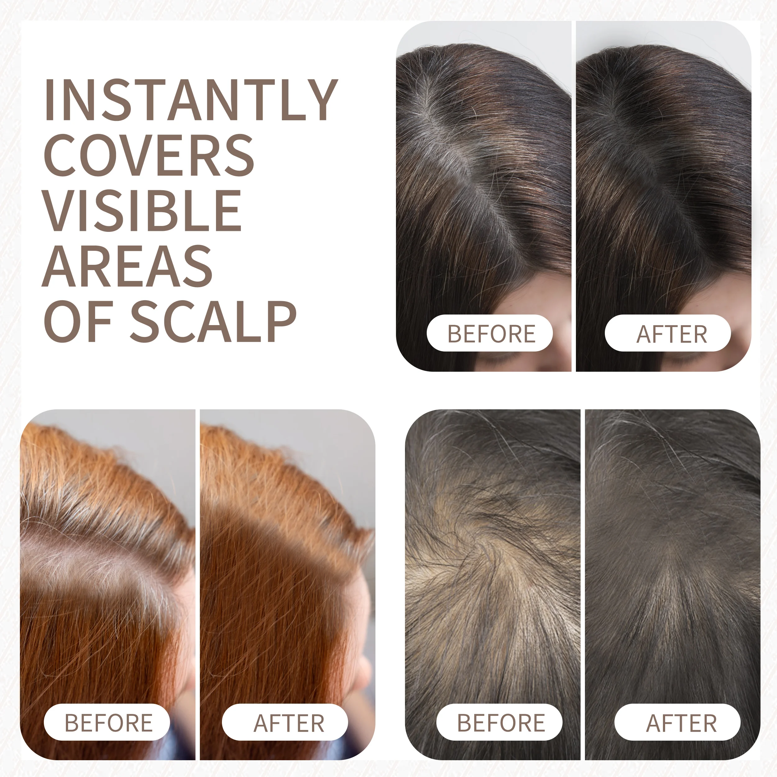 Hairline Contouring Powder 5 Color - Hair Repairing and Shadow Filling Forehead Hairline Replacement Makeup Tool