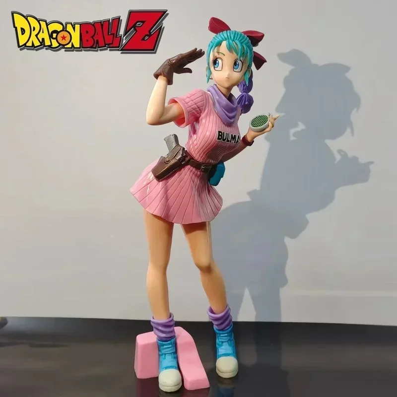 Anime Cartoon Dragon Ball Girl Series Bulma Ranchi Bulma Bidili Qiqi Animation Model Ornament Hand Figure Toy Gifts