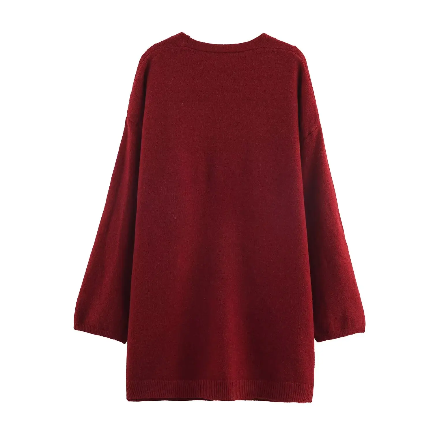 Conjunto de moda informal para mujer, traje liso de punto sin mangas, falda larga, abrigo de manga larga, ropa de calle de 3 uds., Otoño Invierno