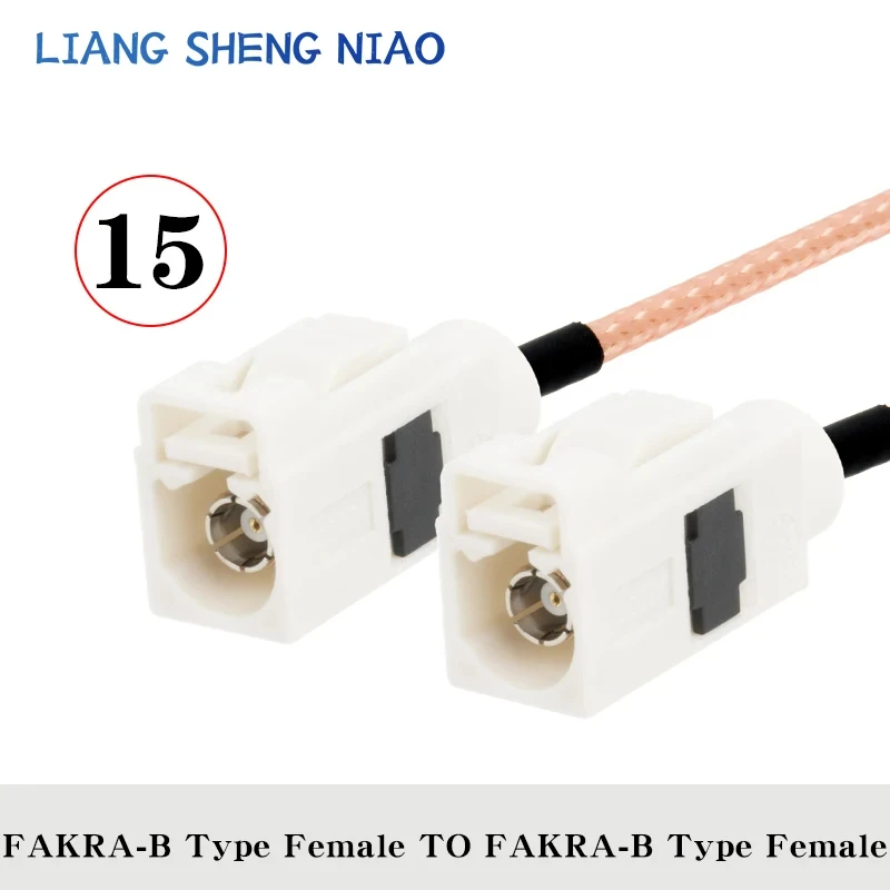 Imagem -06 - Conector de Cabo Coaxial rf rf Crimp para Antena Gps tipo Fakra b para Linha de Cabo Masculino e Feminino Sma Rg316 tipo 6g