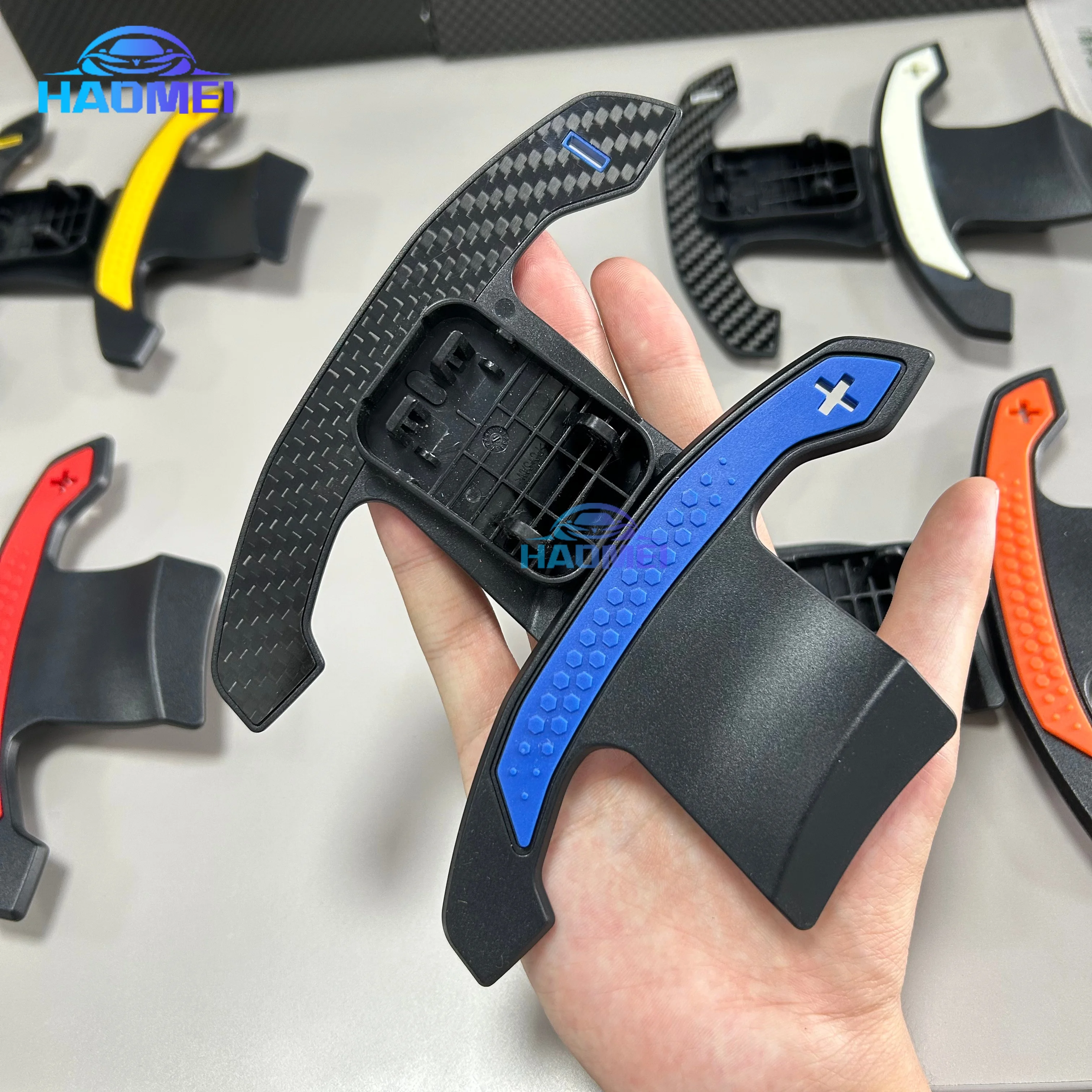 FOR BMW 1-4 Series F20 F21 F30 F22 F80 Chassis Carbon Fiber Extended Paddle Shifters Multi-Color Optional