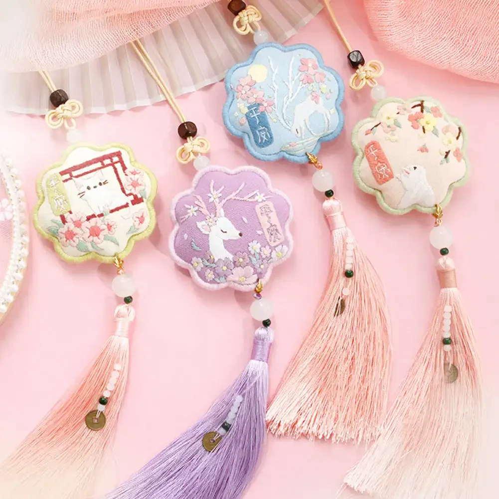 Fun Ping An Fu Fragrant Bag Handmade Embroidery Material Package DIY Embroidery Amulet Handcraft