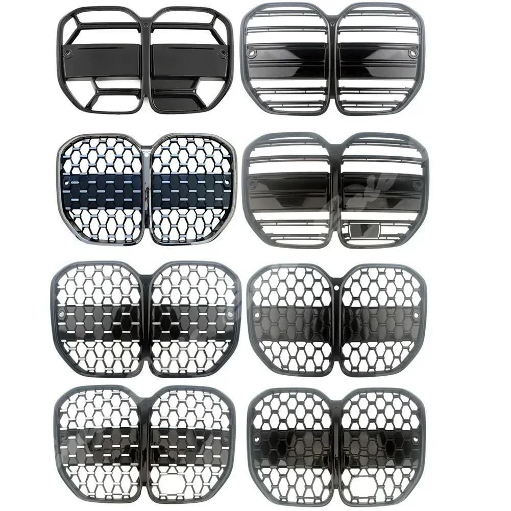 Front Center Grille Grills Meteor Grille Fit For BMW G22 4-Series Coupe 2 Doors 420i 430i 435i M440i 2021+ON