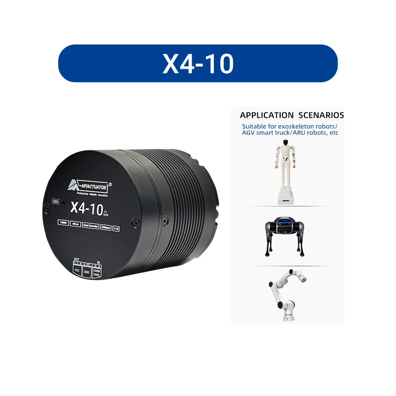 2026 Myactuator X4-10 EtherCAT + CAN New Lightweight Joint Module 10NM Humanoid Robot Joint High-precision Brushless Gimbal Moto