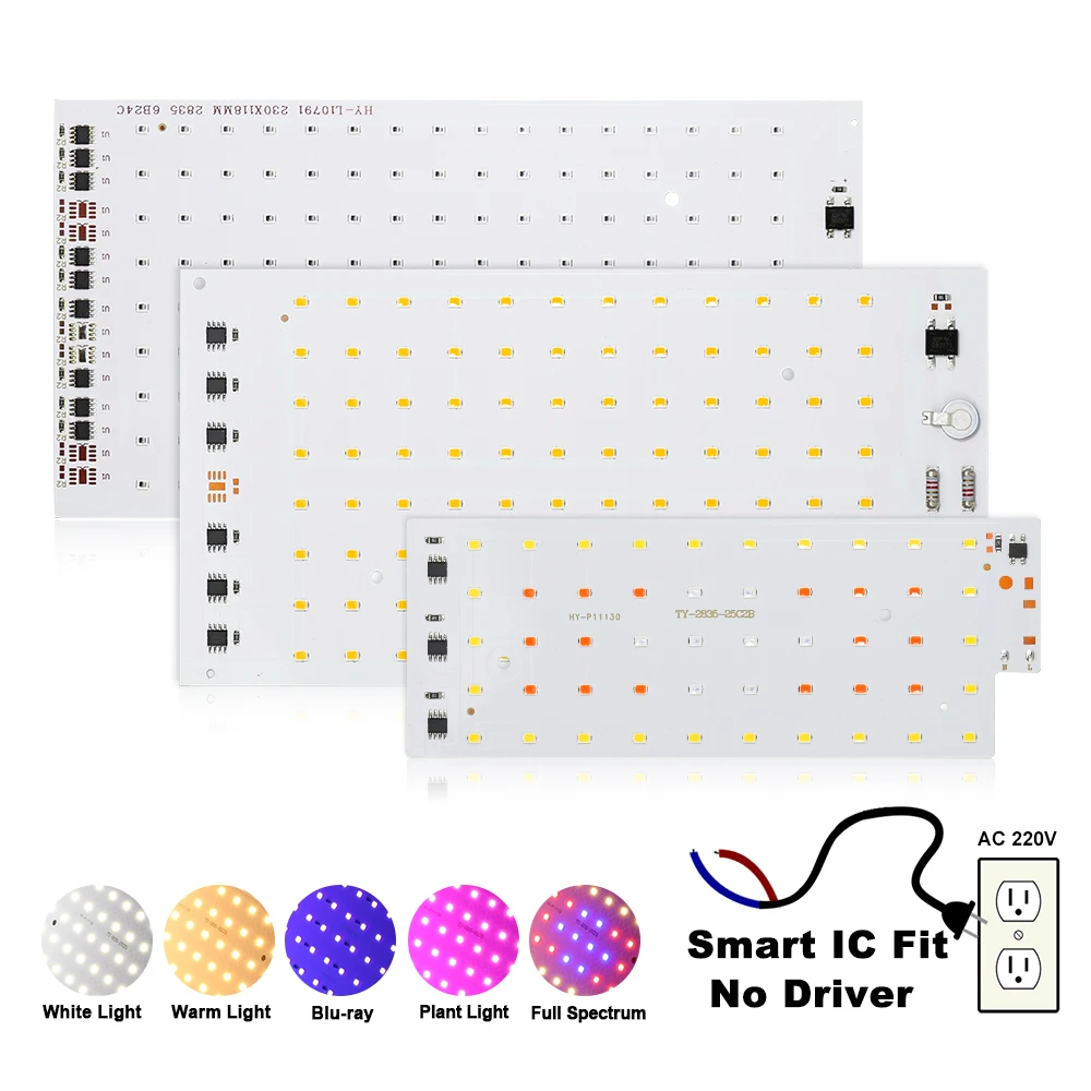 2pcs/lot LED CHIP COB Lamp 220V 240V 50W 100W 150W SMD 2835 For LED Street Lamp Bulb Outdoor Lighting Floodlight Spotlight