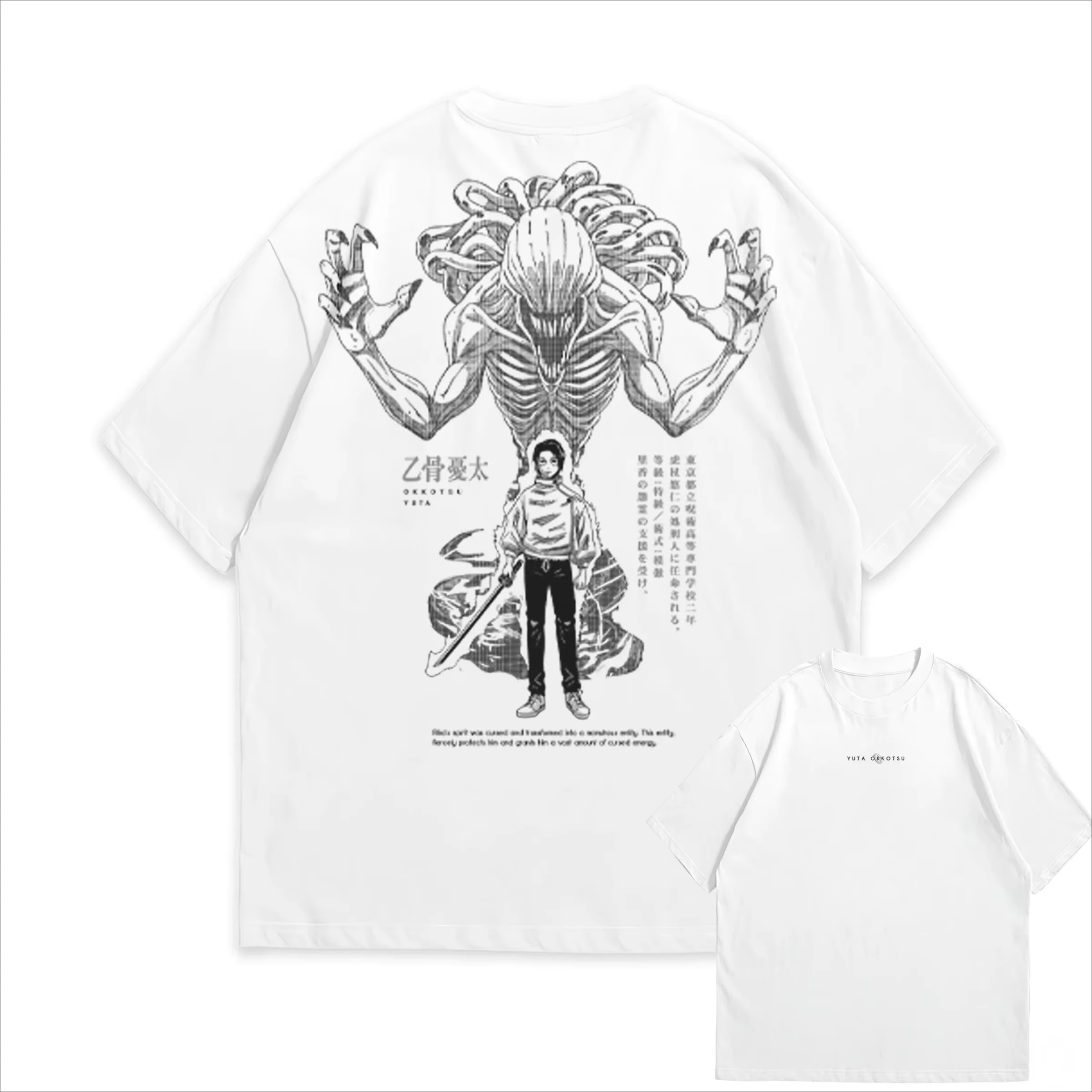 Jujutsu Kaisen 0 Yuta Okkotsu Rika Curse Manga Graphic Tee Cotton Mens Womens T-Shirt Summer Streetwear