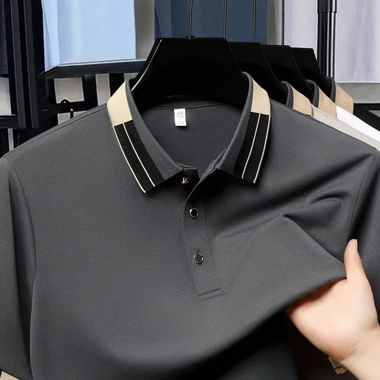 Polo clásico para hombre, novedad de verano 2025, Polo de manga corta, Top para hombre, gran oferta