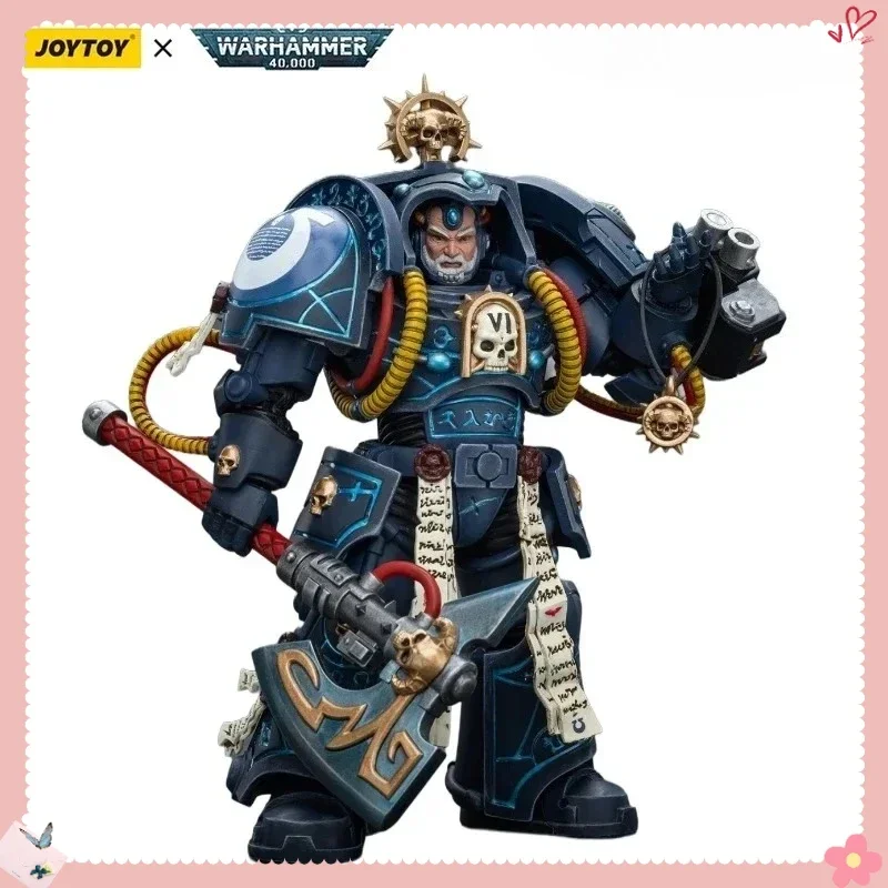 100% Original JOYTOY 40K Ultramarine Terminator Armor Think Tank Armor Figura de Anime Coleccionable en Stock