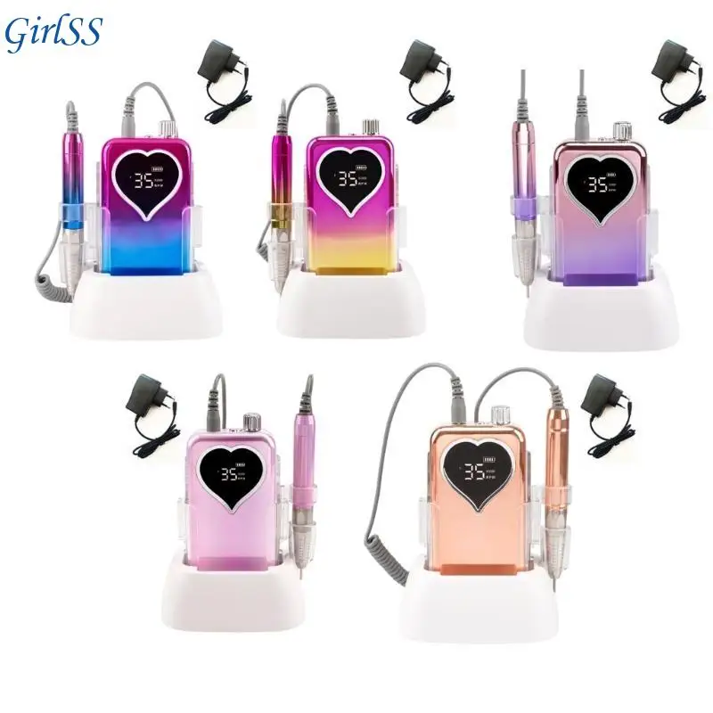 Máy Làm Móng Tay Không Chổi Than Chuyên Nghiệp 6 Phụ Kiện Đi Kèm Thiết Bị Salon T4MB