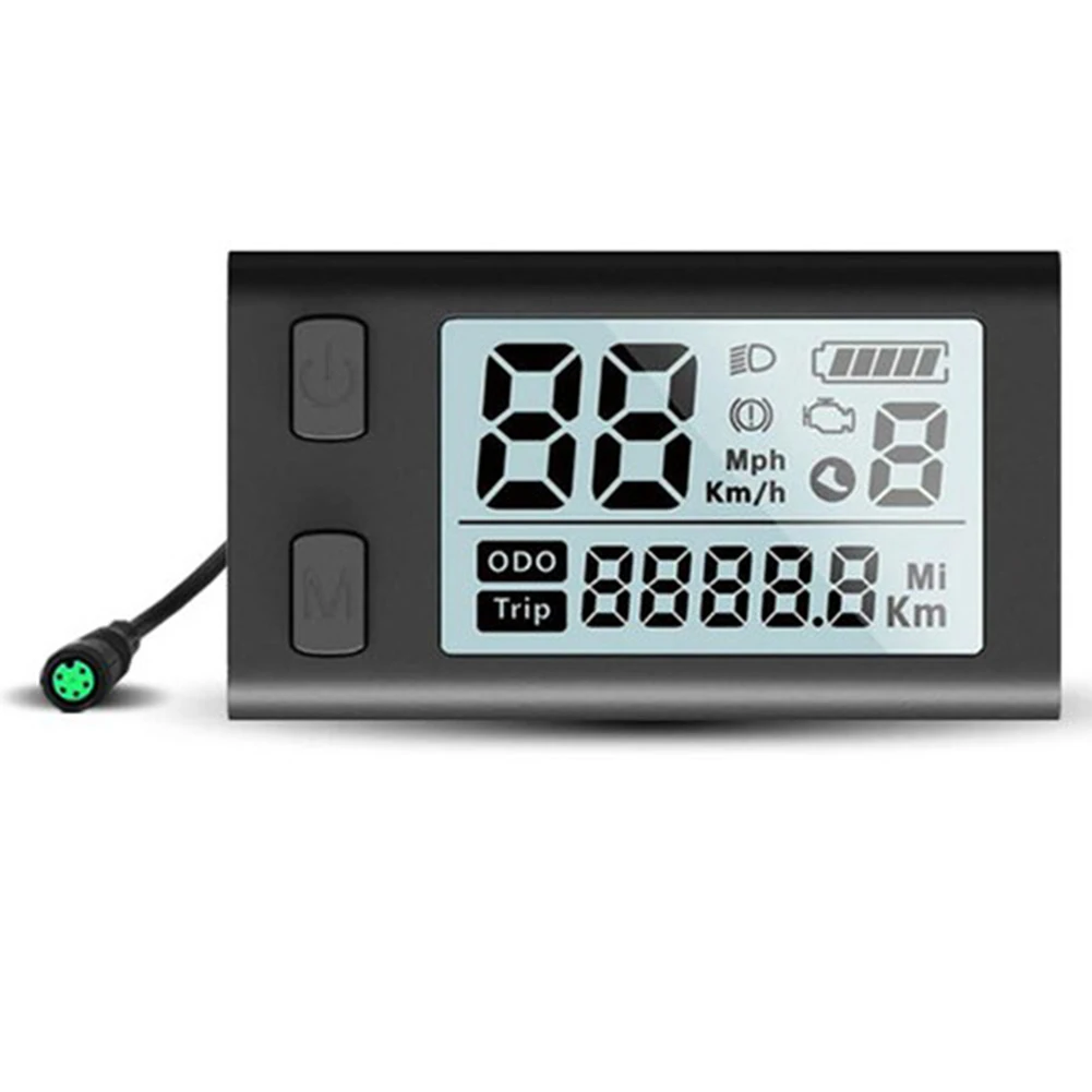 

5Pin Female Plug Electric Bike Display 24/36/48V 510S LCD E-Bike Display For Bafang Mid-mounted Motor BBS01 BBS02 HD Display
