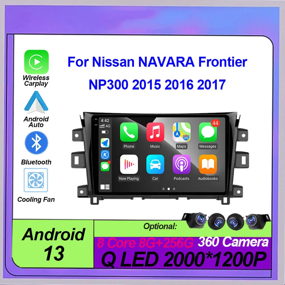 

Android 13.0 For Nissan NAVARA Frontier NP300 2015 2016 2017 Car Player Video Navigation Radio Multimedia WiFi Bluetooth GPS