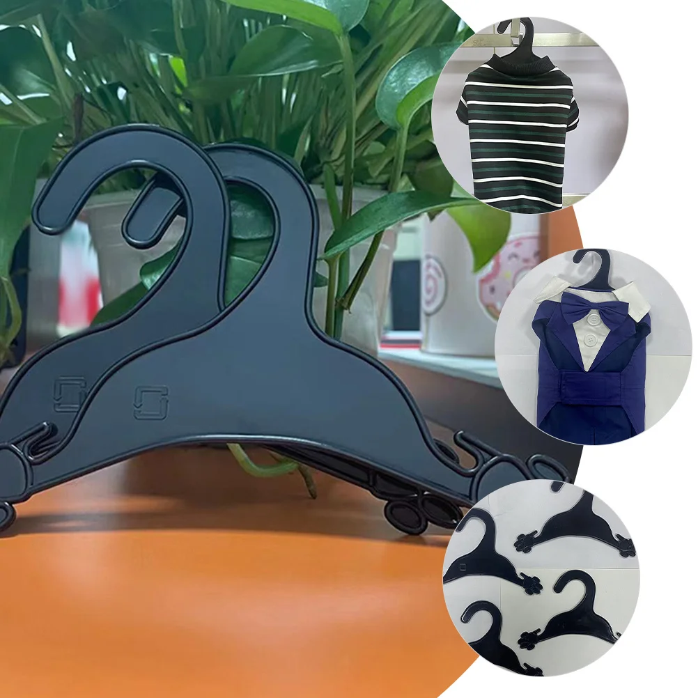 

10 Pcs Dog Paw Hanger Pet Clothes Rack Mini Clothing Plastic Hangers for Coat