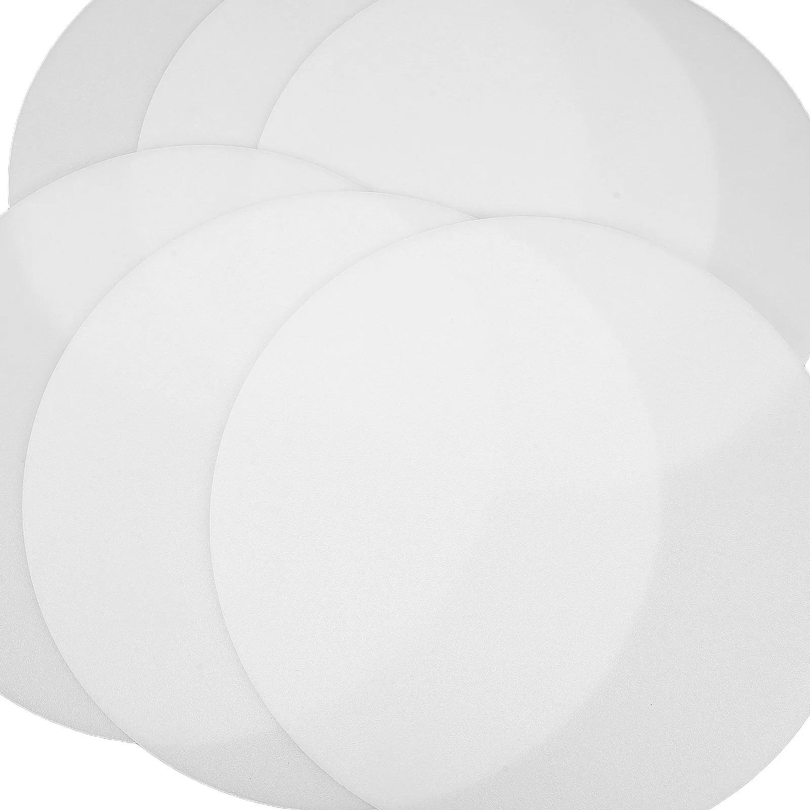 6Pcs LED Lampshade Diffuser Flat Acrylic Ceiling Shade Covers Anti Dazzle Downlight Diffuser Lamp Accessories for Indoor