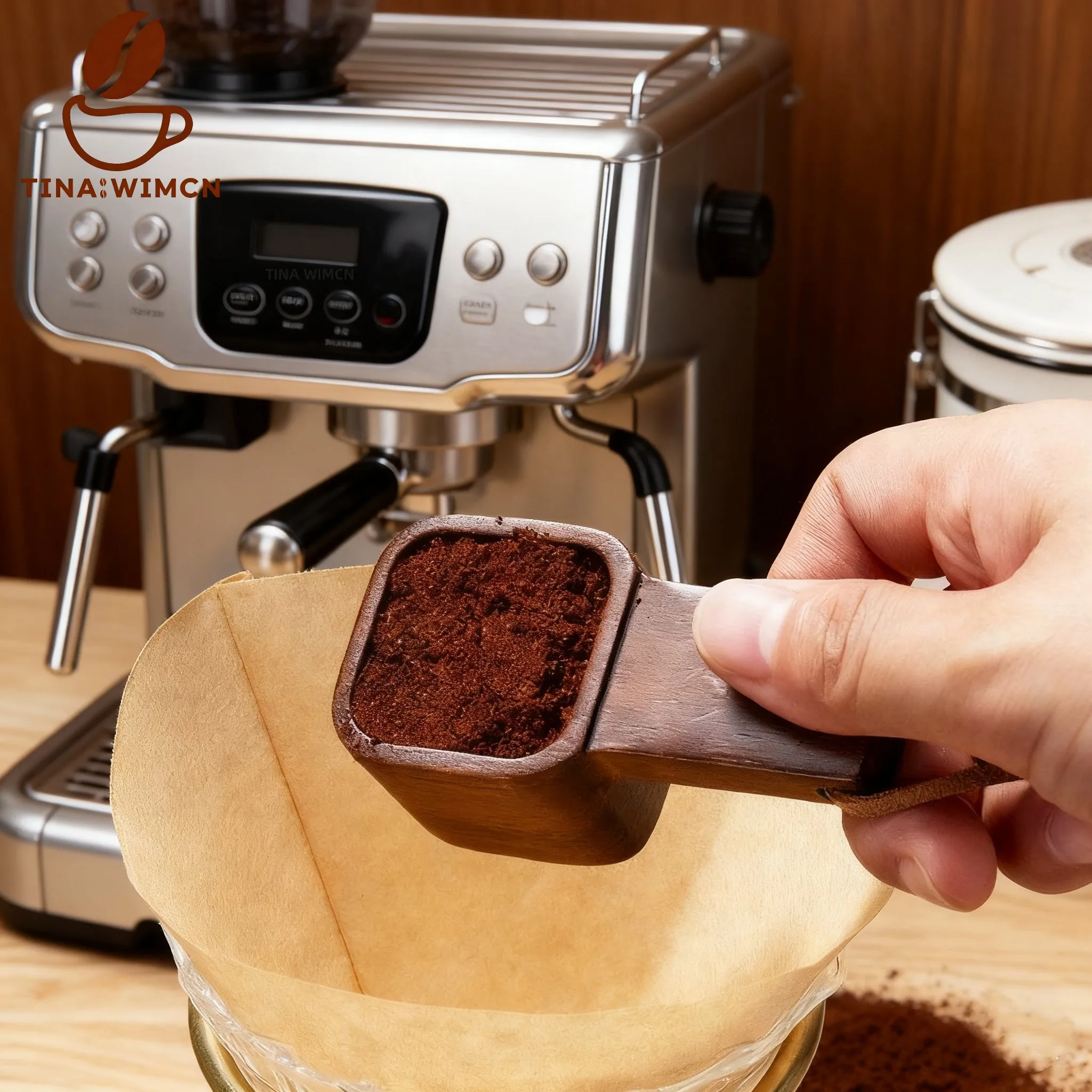 TINA WIMCN деревянные ложки для чая, кофе, приправы, конфеты, специи, ванна, соль, ложки, ложки для сухого молока, бытовые ложки, деревянная чайная ложка