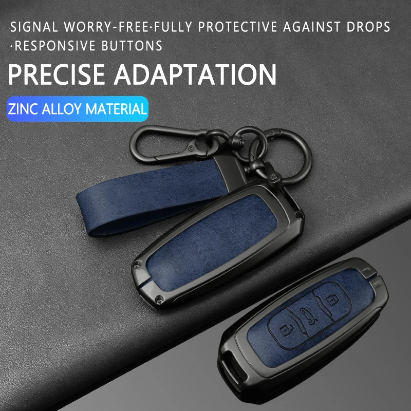Zinc Alloy Leather Key Shell,For Geely Emgrand X7 GS GX3 GT GC9 EC7 GC715 EC718 Englon SC3 Atlas pro Car Key Protective Gadgets