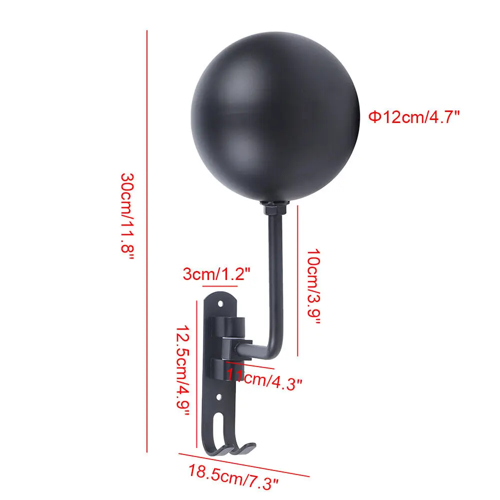 Wall Mount Motorcycle Helmet Stand Bedroom Hat Rack Storage Display Hook Holder