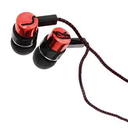 1.2m 3.5mm Braid Wired Earphone Noise Reduction Stereo Game Music In ear Headset for iPhone