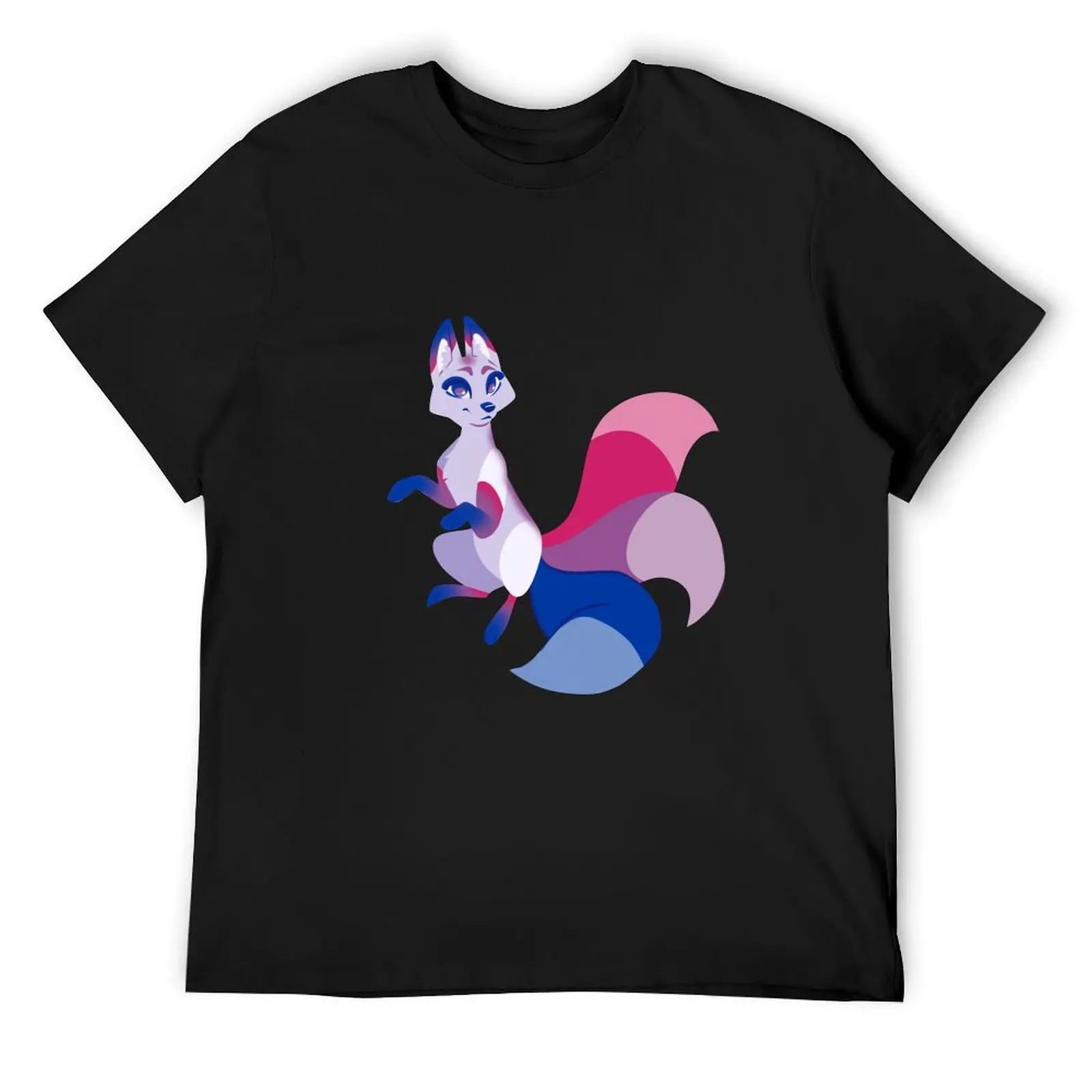 

Bisexual Fox Light T-Shirt luxury designer plus size clothes animal prinfor boys sports fans Men's t-shirt