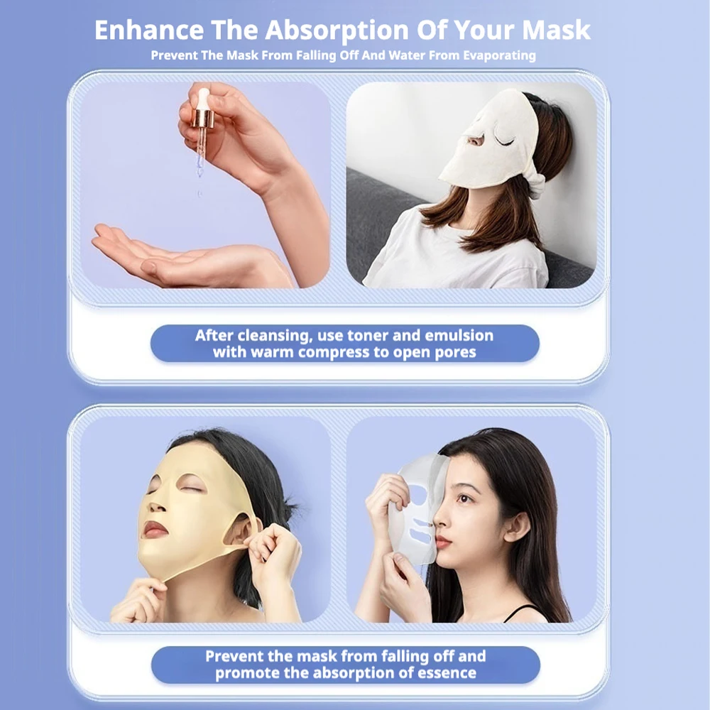 Uchwyt na maski silikonowe 3D Nawilżające maski wielokrotnego użytku Zapobiegają parowaniu Pielęgnacja skóry Uroda Maski do twarzy Narzędzie do pielęgnacji skóry