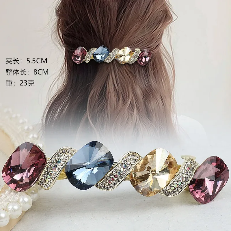 Fashion trendy Large spring hair clips accessories for women clip with a high-end feel and a ponytail hairpin girls hair pin