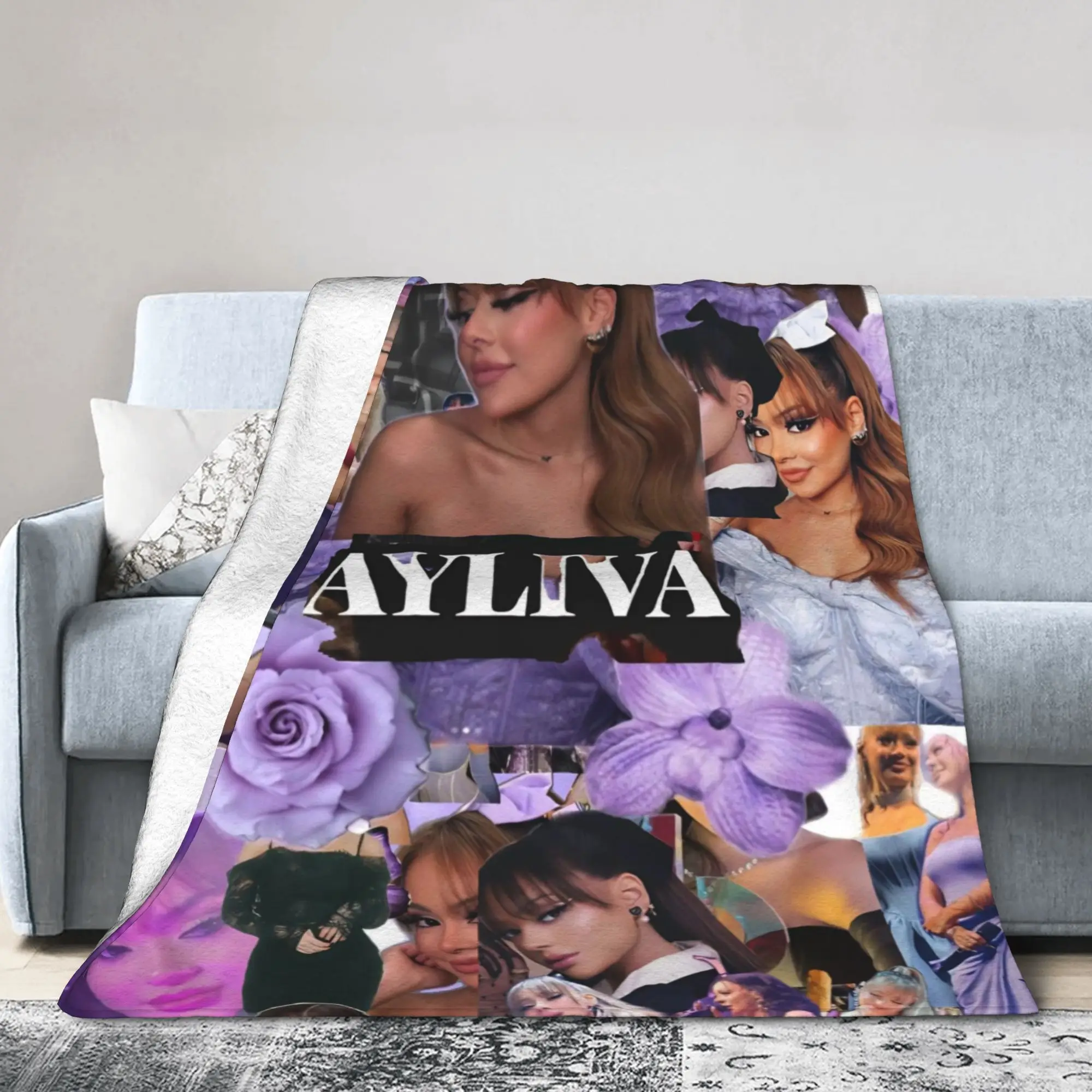 New Arrival Ayliva Singer Tour 2025 Blankets Lightweight Thin Flannel  Cozy Throw Blankets Machine Washable