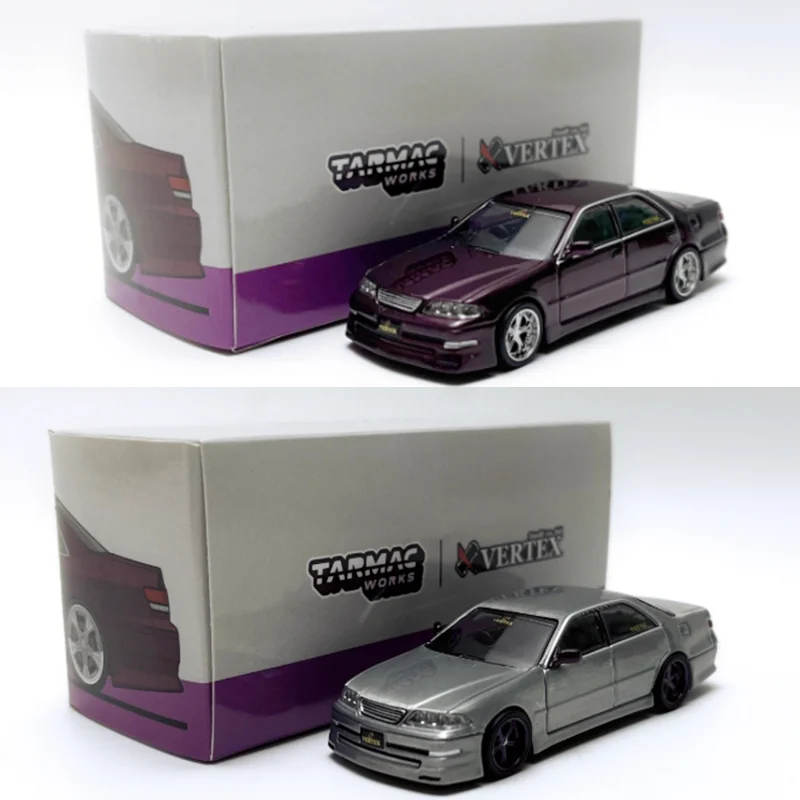 

TARMAC WORKS, литой под давлением масштаб 1:64, Mark II JZX100, модель автомобиля из сплава, статический дисплей, коллекционная модель, украшение для мальчика, праздничный подарок