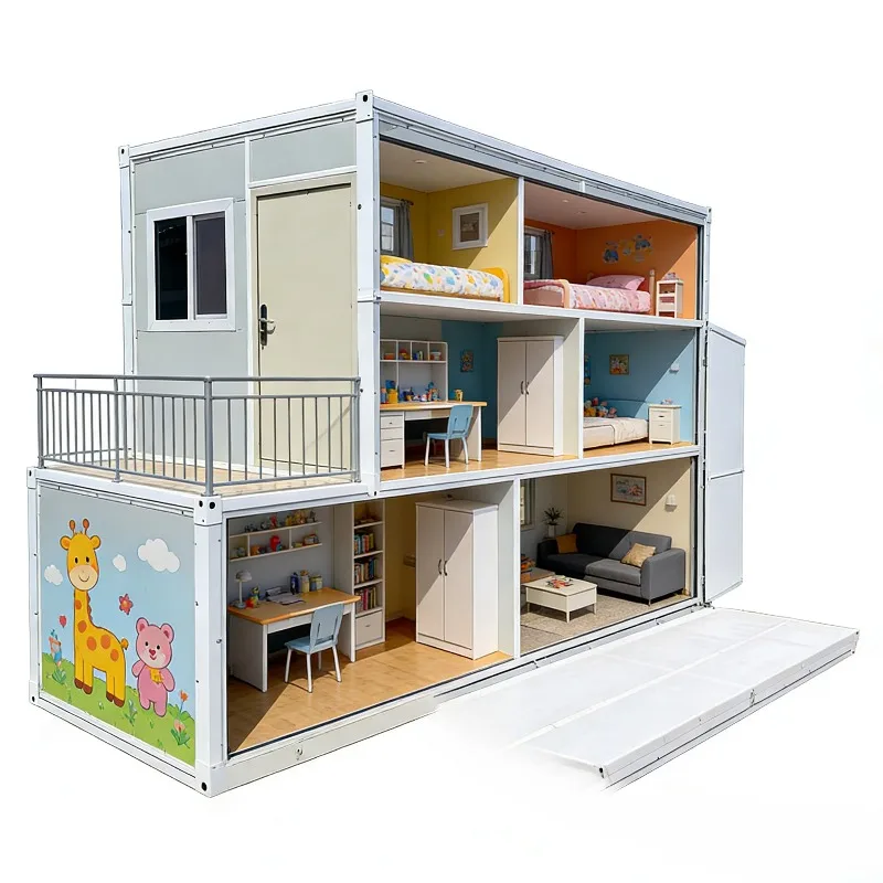 Dormitory Apartment Living Meeting Room Garage Office School Classroom Prefabricated Farmhouse Insulated Bedroom Workshop