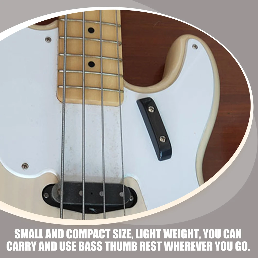 

Thumb Rest Finger For Bass Thumbrest with Mounting Screw Guitar Stretcher Sax Accessories Drag