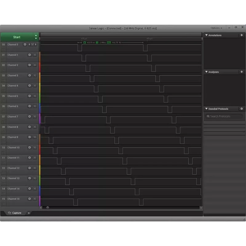 New 16Ch 100MHz USB Logic Analyzer for ARM FPGA-AT35